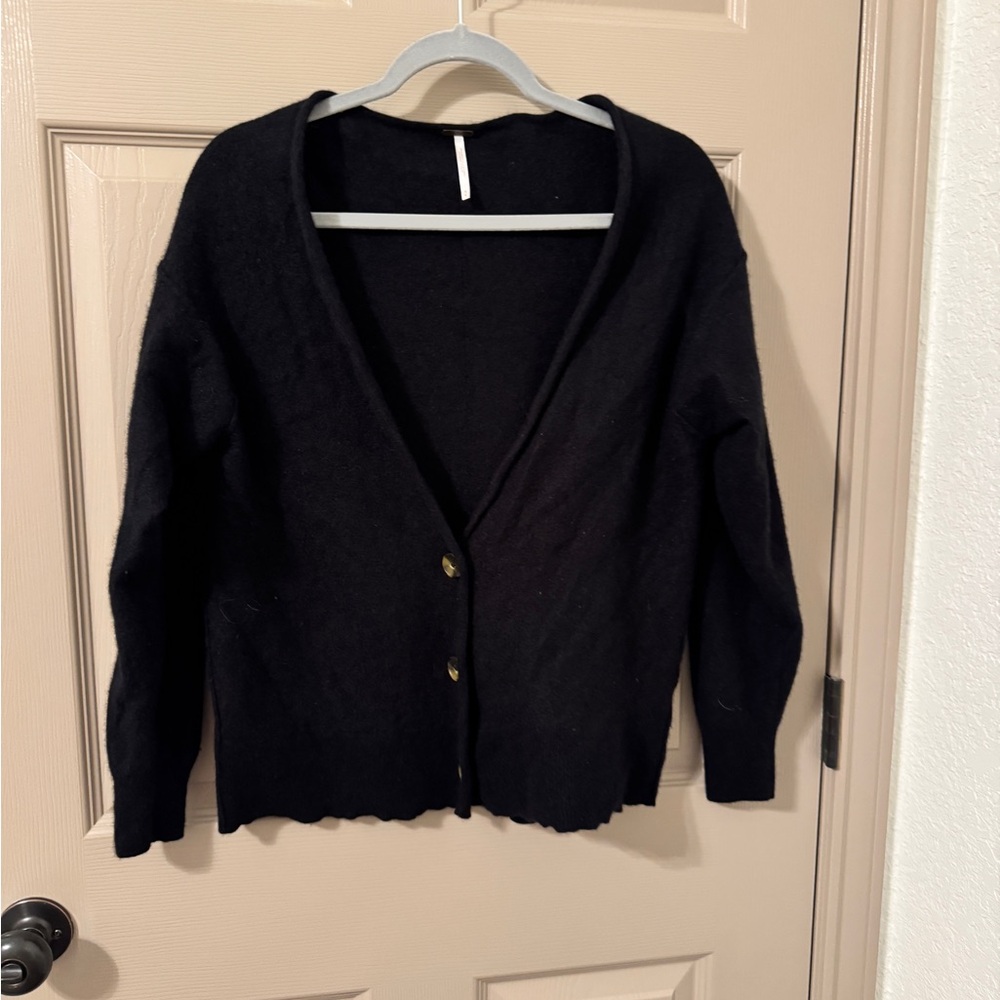 Free People Black Women's Cardigan
